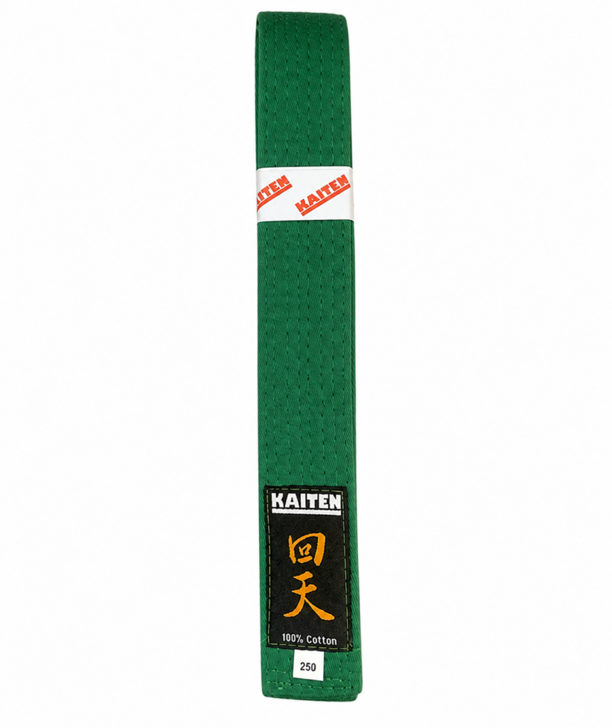 Karate Grüngurt, KAITEN, Baumwolle