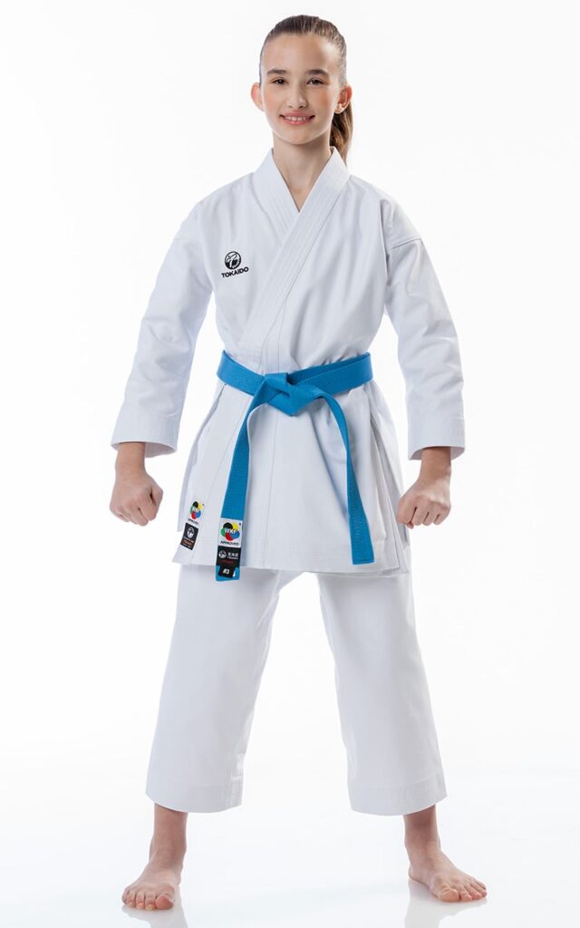 TOKAIDO Kata Master Junior Slim Fit 10 oz Kinder Karateanzug